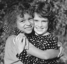 friends hugging